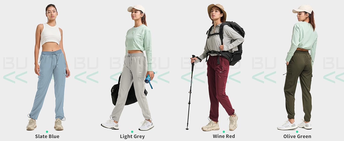 pantalones de senderismo cargo para mujer