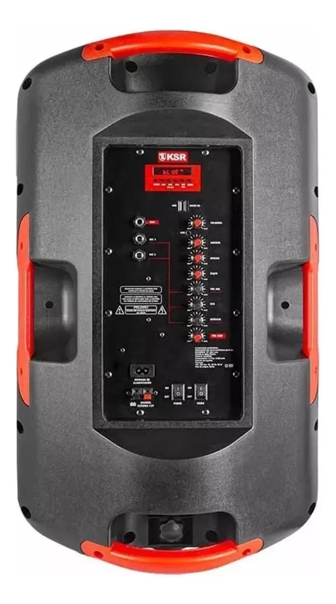 Bafle Bocina Recargable 15 Pulgadas Kaiser Tripie Microfono