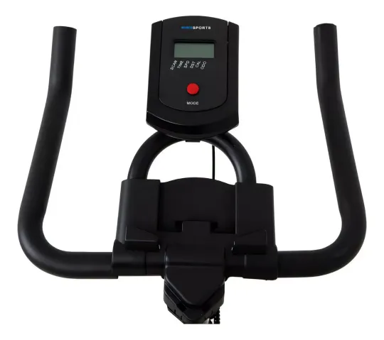 Bicicleta Fija 10 Kg Estática Para Spinning Cardio Fitness Color Rojo