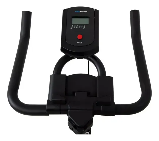 Bicicleta Fija 10 Kg Estática Para Spinning Cardio Fitness Color Rojo
