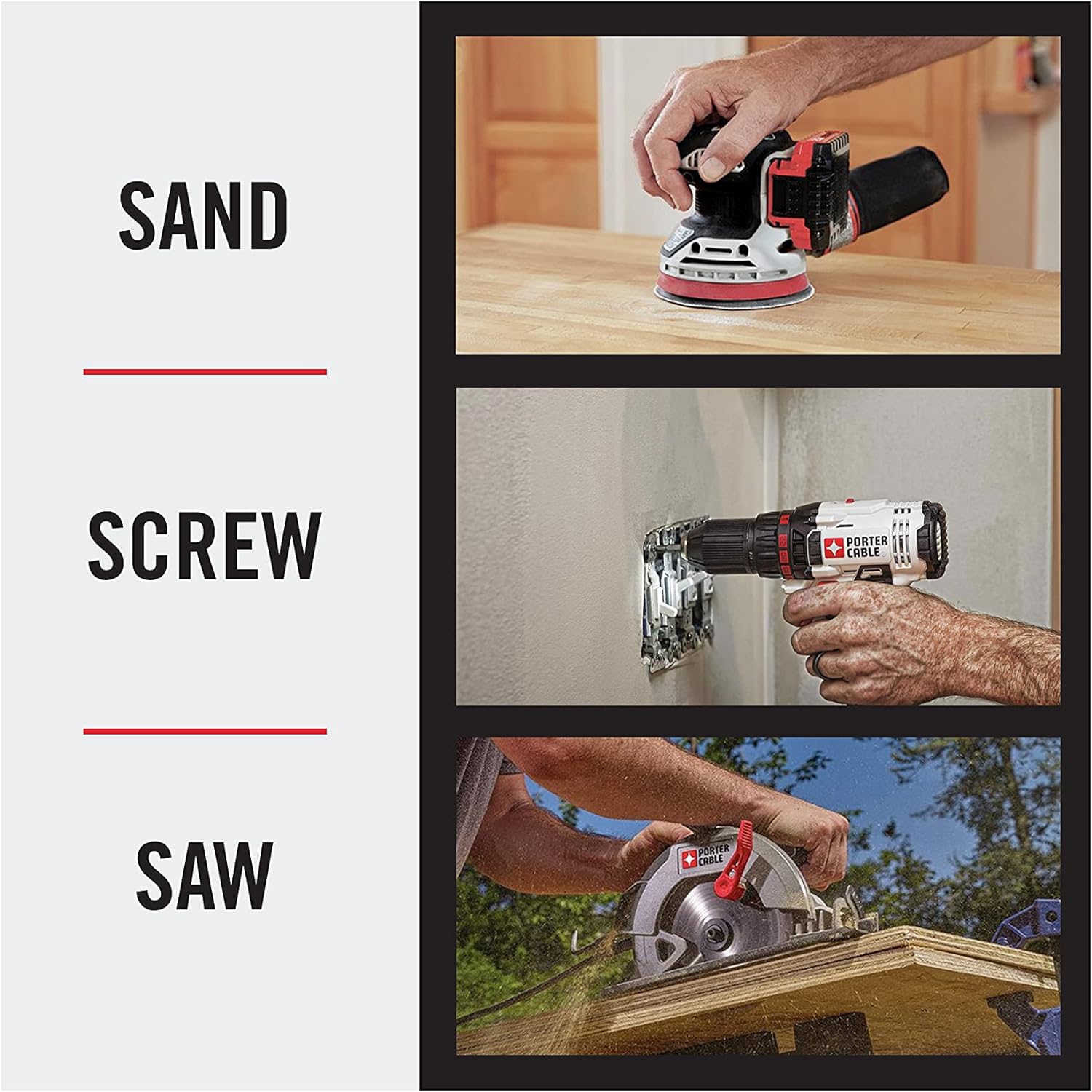 PORTER-CABLE PCCK6118 Kit combinado de 8 herramientas de iones de litio de 20 V máximo