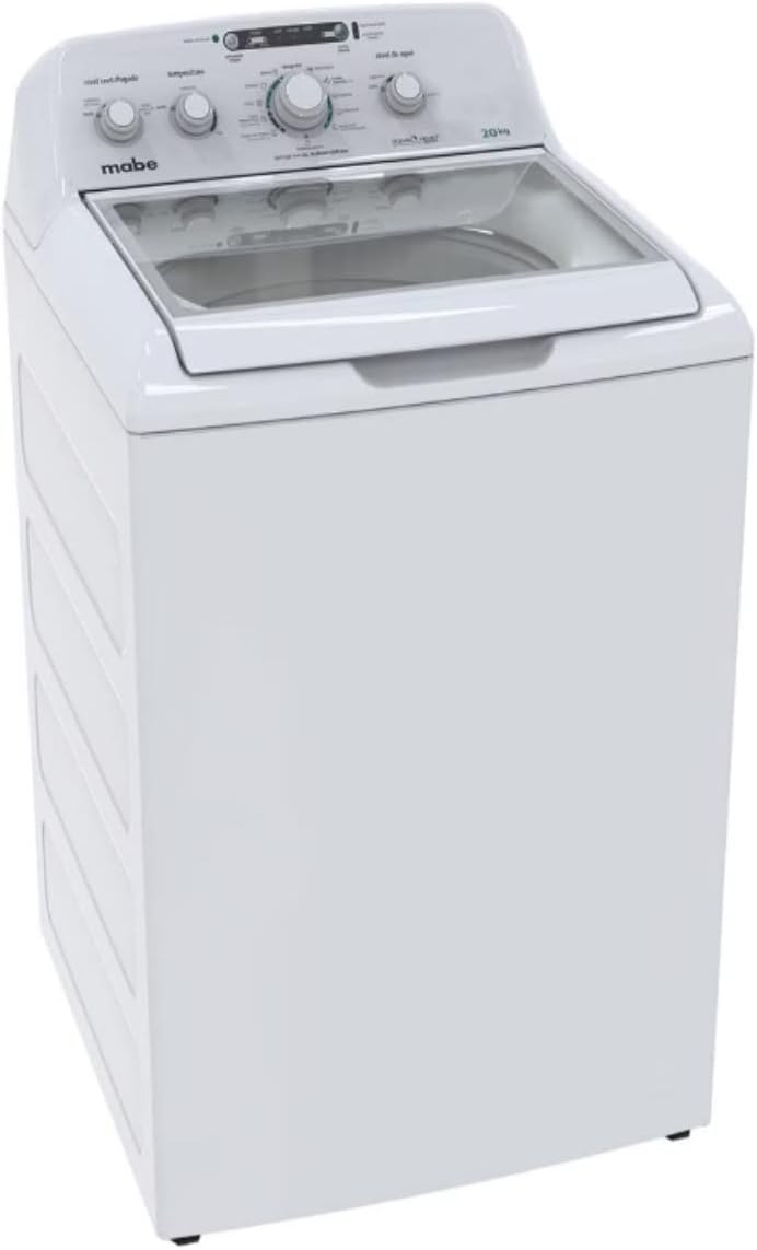 Mabe LMA70214VBAB0 Lavadora Automática, Blanca, 20 Kg