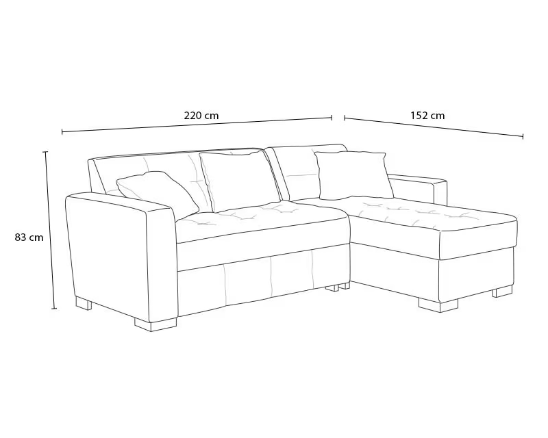 Sala Esquinera House GR Contemporánea 2 Piezas