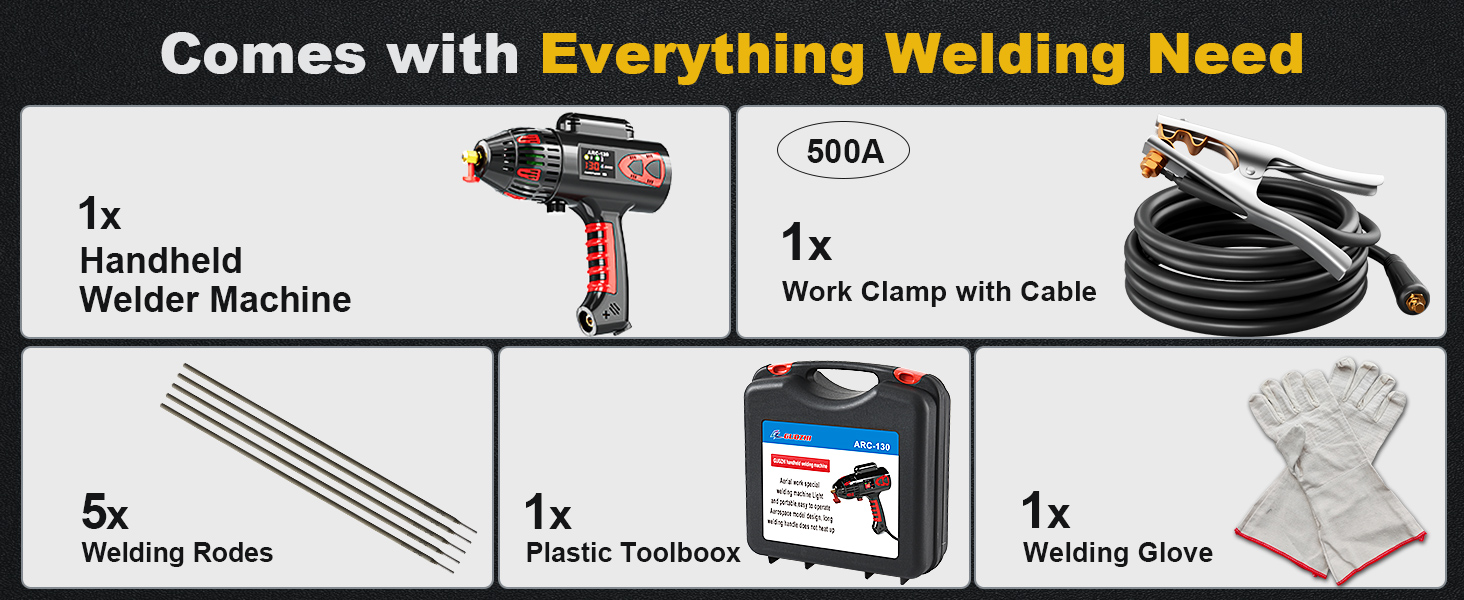 comes with everything welding need