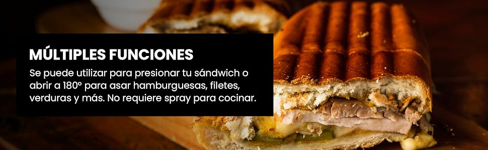 Chefman parrila, cocina, panini, plancha, sandwich, hamburguesa, parrilla interior,