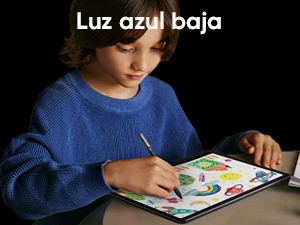 Luz azul baja