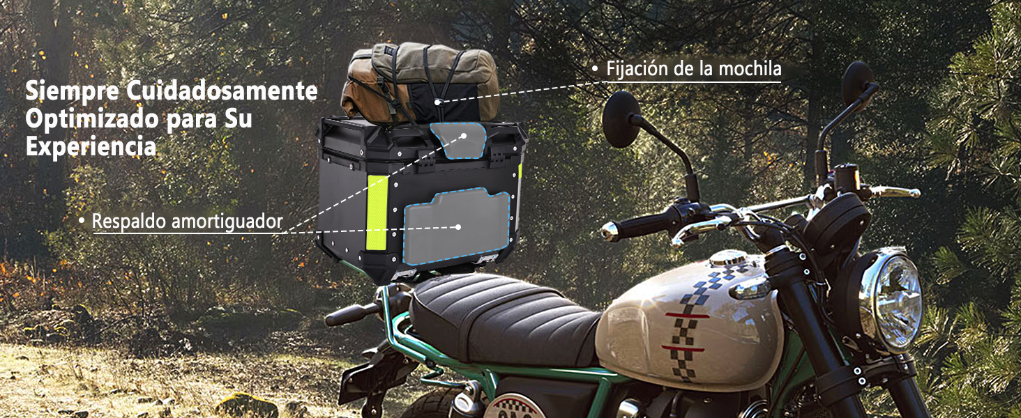 Caja para Moto 45L de Aluminio