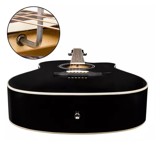 41in Guitarra Acústica Bajoloche Acustico Trastes De Gitarra