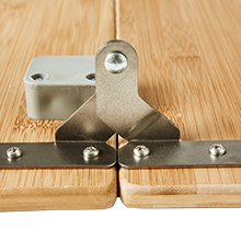 mesa plegable de bamb&uacute;