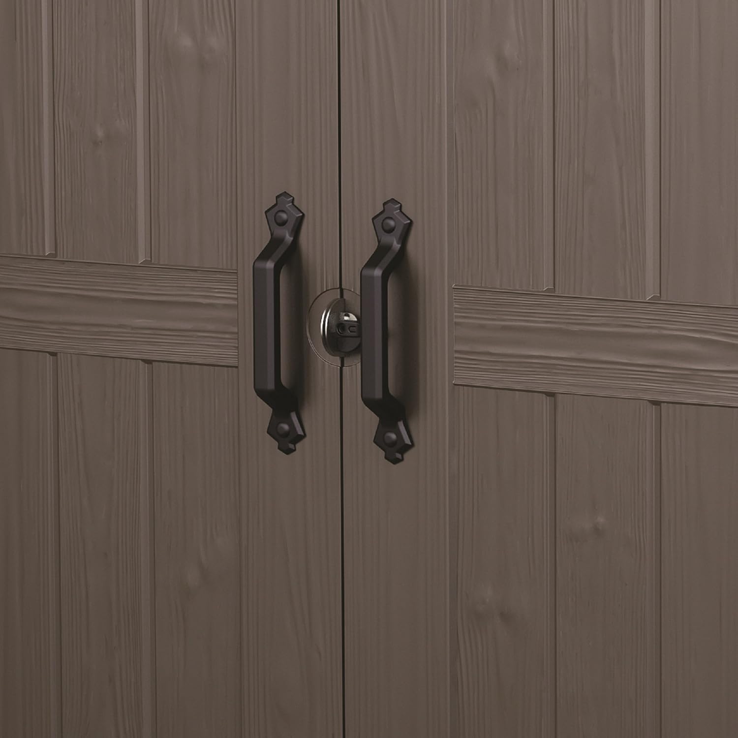Keter Cobertizo de Almacenamiento para Jardin y Exteriores, Beige, Factor 8x11