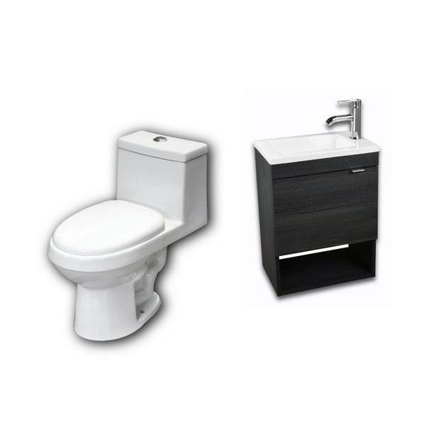 Esatto® Mueble De Baño Bleu Completos Y Sanitario Espejo Gratis ESATTO Paquete completo de mueble para baño