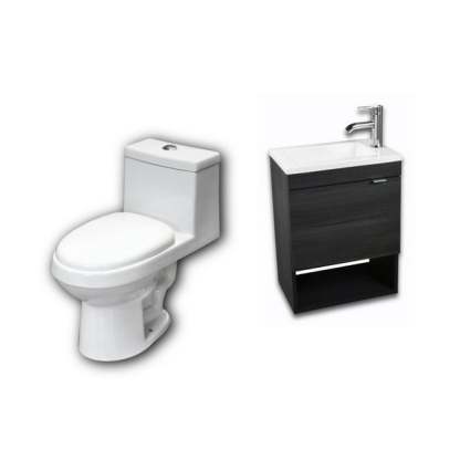 Esatto® Mueble De Baño Bleu Completos Y Sanitario Espejo Gratis ESATTO Paquete completo de mueble para baño