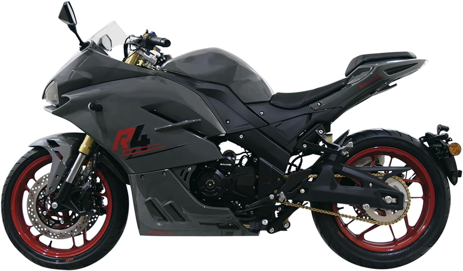 DINAMO Motocicleta Deportiva R4 Gris 2024