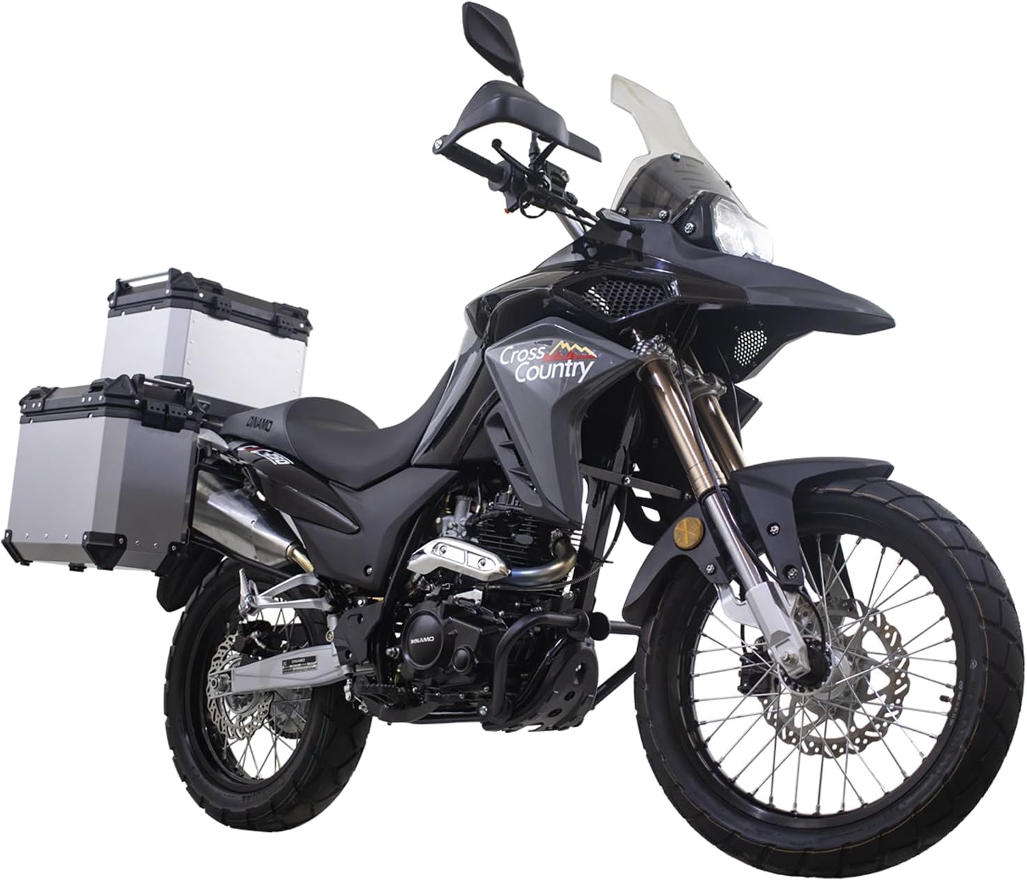 DINAMO Motocicleta Doble Propósito Cross Country ADV Blanca 2024