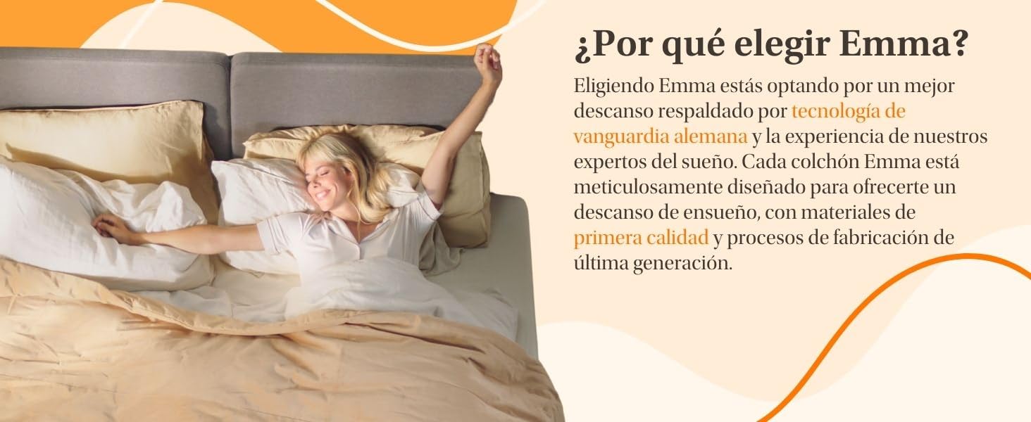 emma, ema, colchones emma, colchón, colchon, colchones, colchón híbrido, memory foam