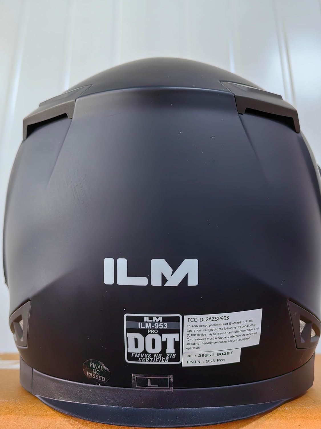 ILM - Casco de Motocicleta Modular Integrado con Bluetooth, con protección Solar para Mp3, Modelo 953/953 Pro