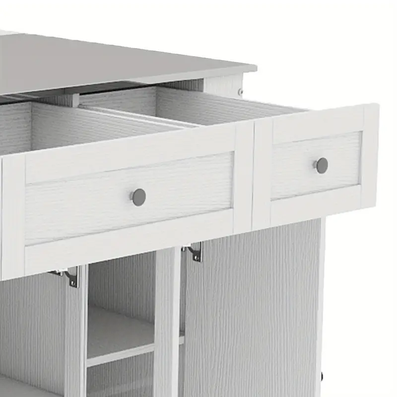 Isla de cocina HomLif con hoja abatible y almacenamiento, carrito de isla de cocina con enchufes, regalo de Halloween y Navidad.