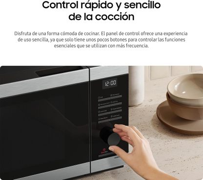 Samsung Horno de Microondas Samsung, 1.1 Pies, Acero Inoxidable, Cerámica