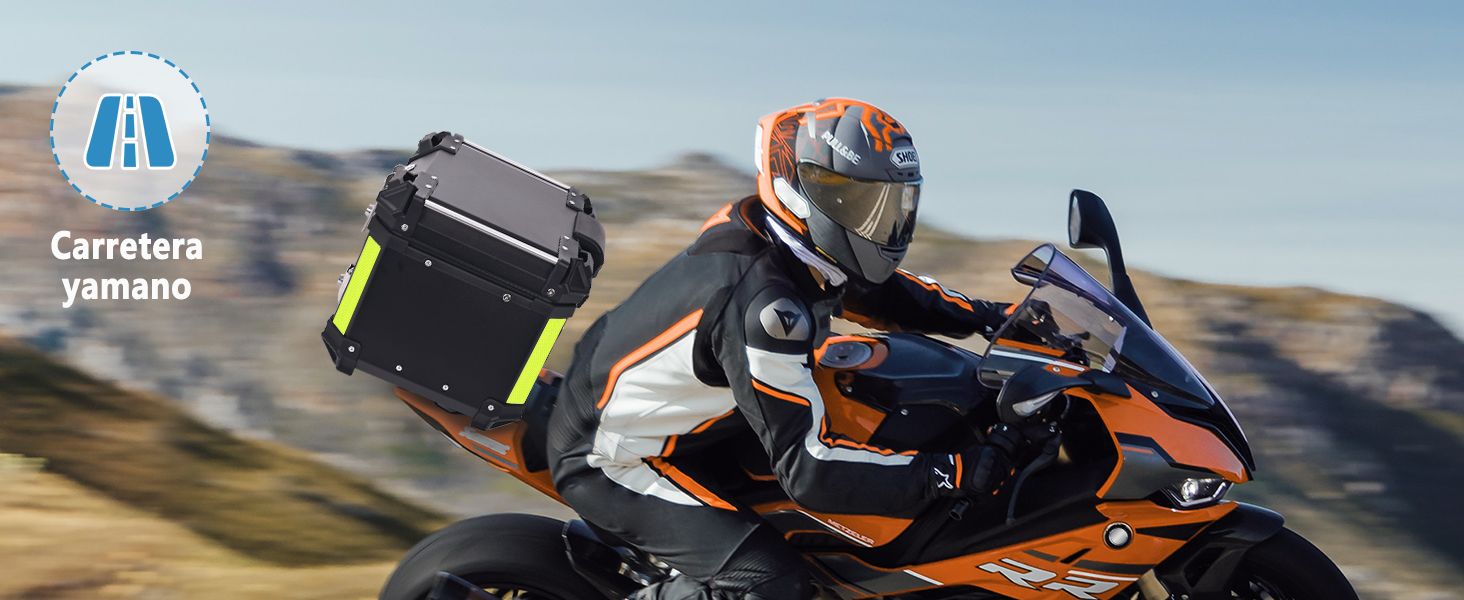 Caja para Moto 45L de Aluminio