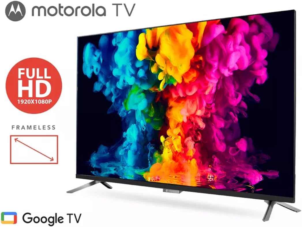 Motorola Google TV 43" Full HD DLED Smart TV Android 1080p 60Hz HDR Netflix Youtube Google Assistant 110V/220V MOT43FLE11 2024