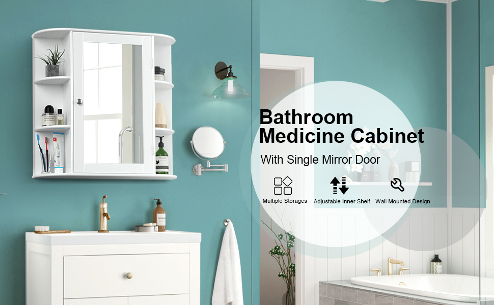 Botiqu&iacute;n de ba&ntilde;o con espejo