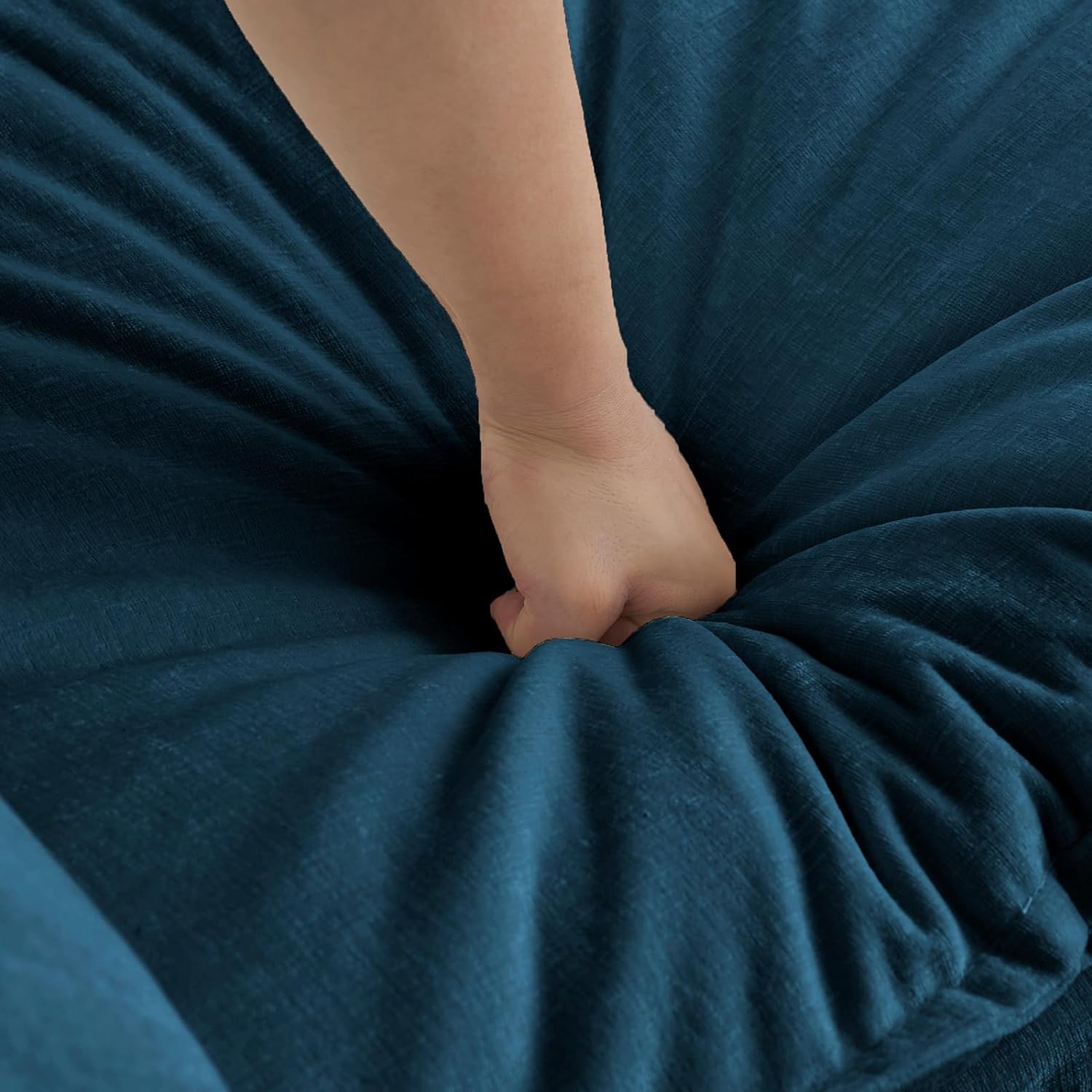 Neylory - Sofá de dos plazas con 2 almohadas para sala de estar, recámara, departamento, 2 plazas de felpilla para asiento profundo