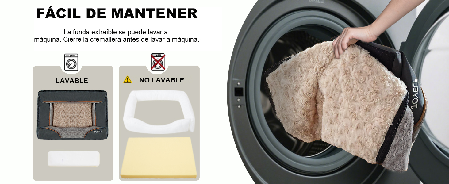 cama para perros con funda extra&iacute;ble