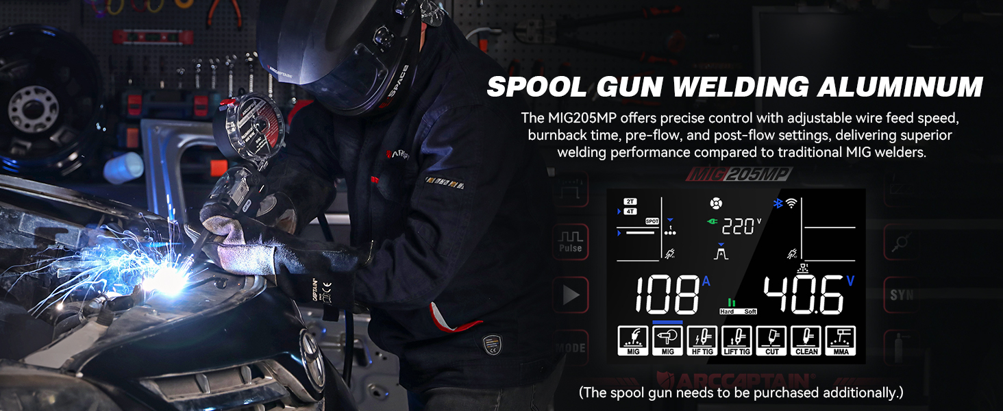 spool gun aluminum welder