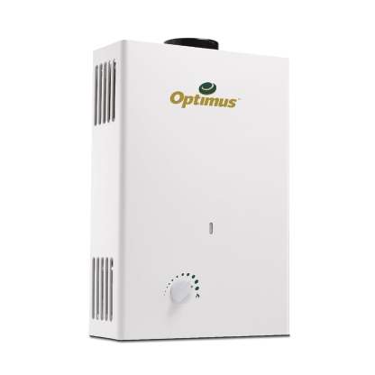 Calentador de Agua Instantáneo Optimus 1 Servicio 5 L/min Gas L.P OI-05 E LP
