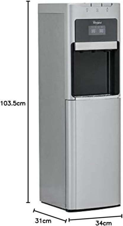 Despachador de Agua Whirlpool con Garrafón Oculto Gris modelo WK-5915/BD