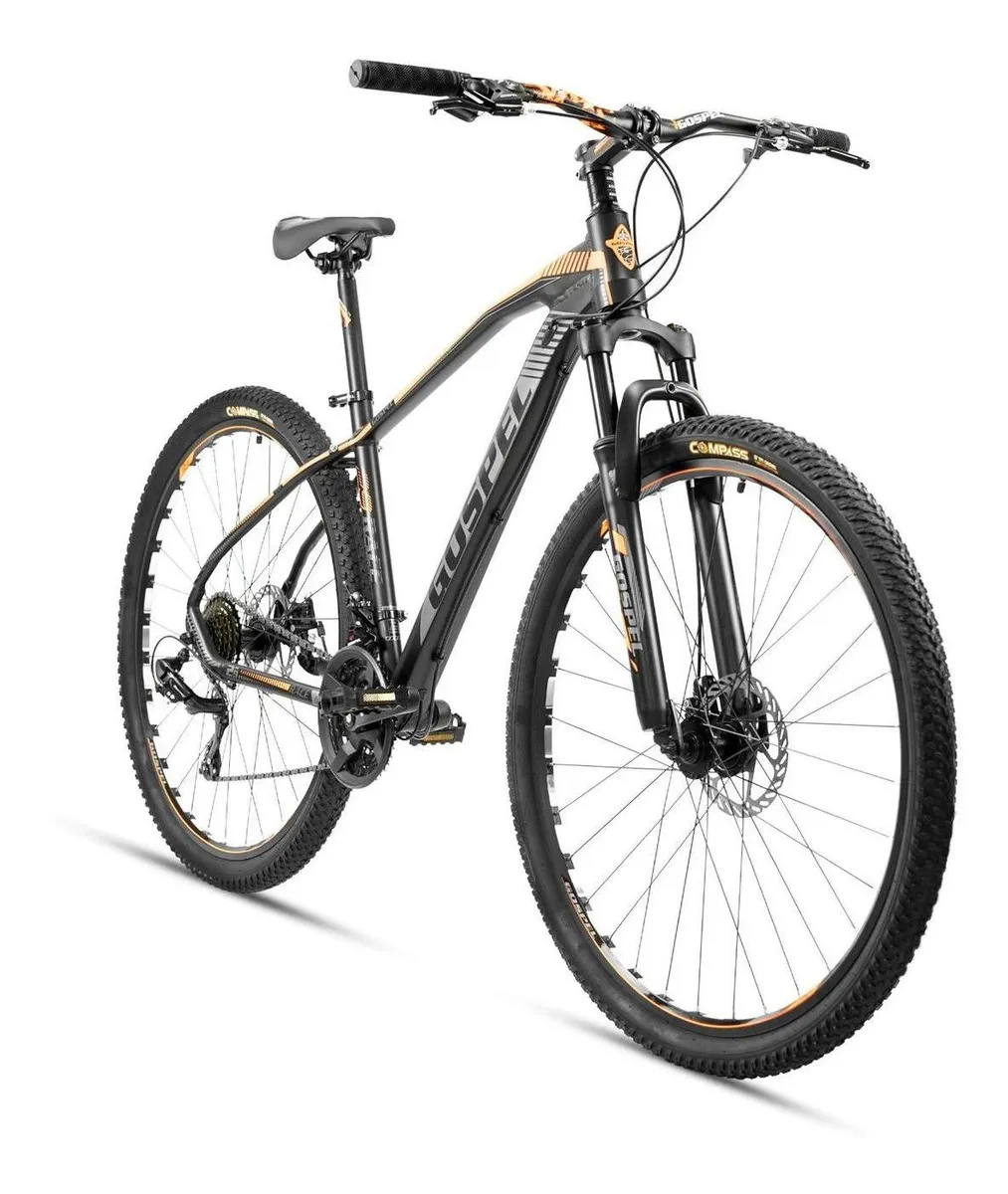 Bicicleta Montaña R29 24 Vel Suspensión Naranja Gospel Tamaño del cuadro M