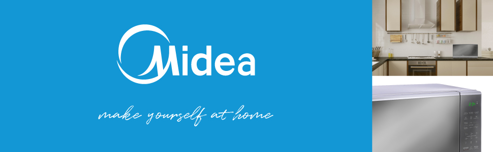 Microondas Midea, Alta calidad, Fácil de usar, Potencia de cocción