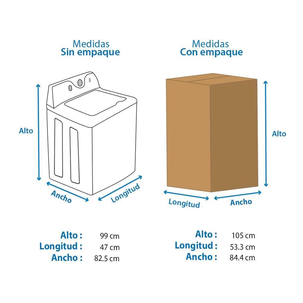 Lavadora Mabe Doble Tina 13 kg Blanca