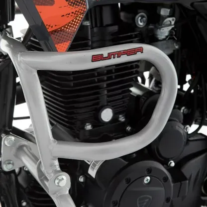 Motocicleta DM250 NEGRO NARANJA ITALIKA Doble Propósito