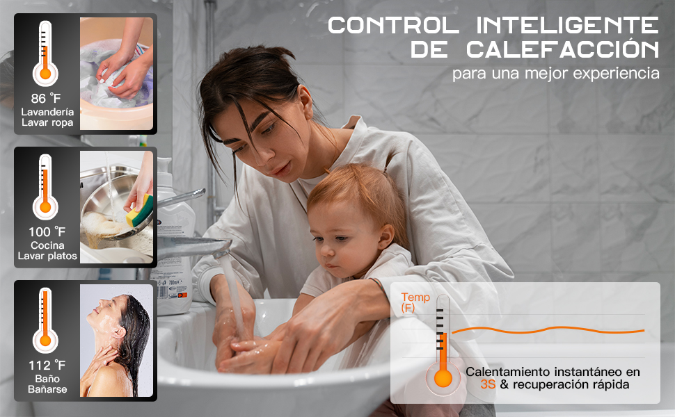  Calentador de Agua Instantáneo