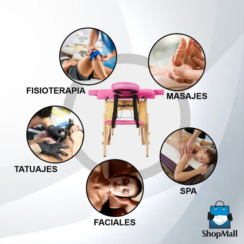 Camilla portátil spa de madera ShopMall Cama 011