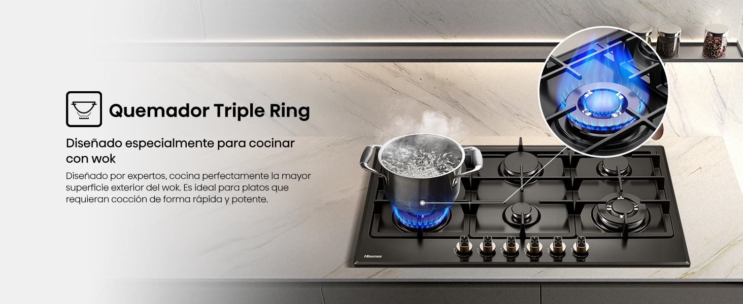 Quemador Triple Ring