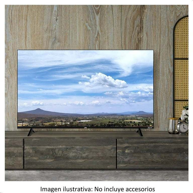 JVC TV 65" con sistema Roku, 4K LED, modelo SI65URF