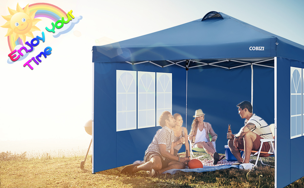 Tienda de campa&ntilde;a con dosel de 10 x 10 pies