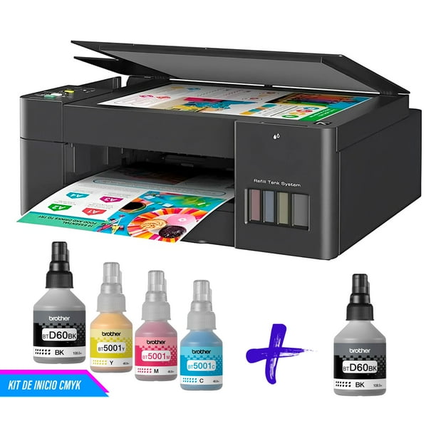 MULTIFUNCIONAL TINTA Brother T220 IMPRESORA ESCANER COPIADORA COLOR USB + TINTA NEGRA ADICIONAL Brother T220 IMPRESORA ESCANER COPIADORA COLOR USB + TINTA NEGRA ADICIONAL