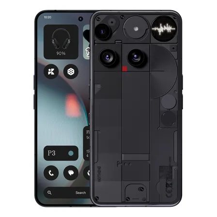 Nothing Phone (3) 16gb Ram 512gb Rom Teléfono 5g Smartphone Snapdragon 8s Gen 4 Pantalla 6.67'' 120hz 4500nits 50mp Triples Cámaras Ip68 Esim Nfc