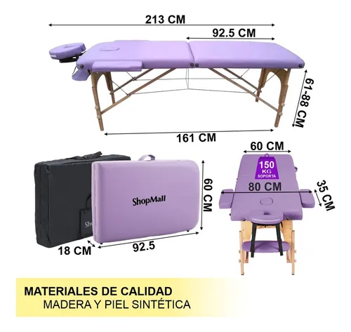 Camilla portátil spa de madera ShopMall Cama 011