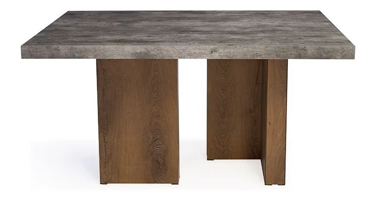 Comedor Calabria Con 4 Sillas Y 1 Banca Mobelo Beige