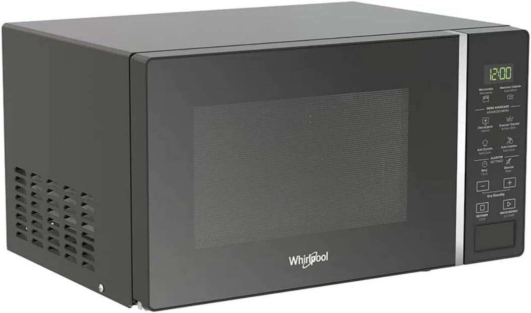 Horno de microondas Whirlpool de 0.7 pies cúbicos / 20 L Negro modelo WM-1807B