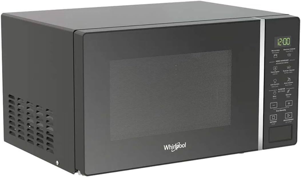 Horno de microondas Whirlpool de 0.7 pies cúbicos / 20 L Negro modelo WM-1807B
