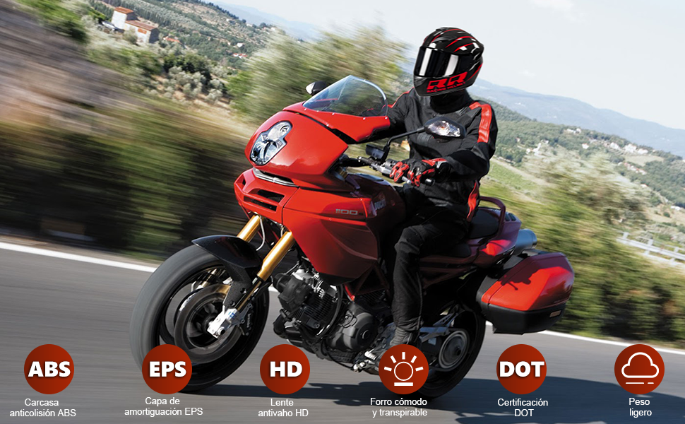 Casco De Moto