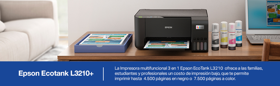 impresora multifuncional;impresora Epson;epson ecotank;Epson;impresora epson ecotank;epson l3210