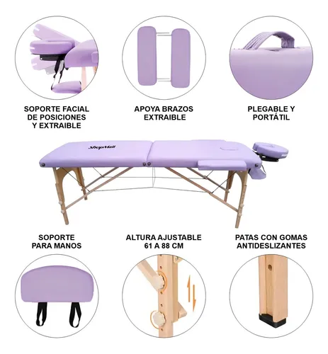 Camilla portátil spa de madera ShopMall Cama 011