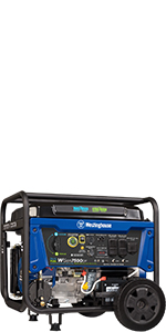 Westinghouse wgen7500df generador portátil de doble combustible casa de respaldo portátil de propano LPG 
