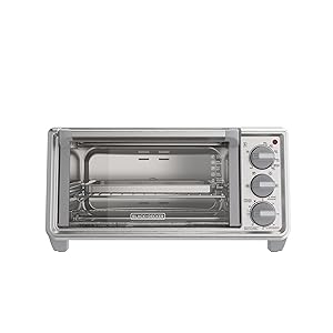 Black+Decker Horno Tostador con 5 Funciones y Bandeja para Migas TO4130-1SDLA